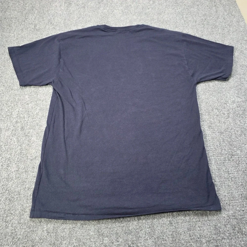 Champion Men's‎ T-Shirt Navy Blue Size L Large Crew Neck Authentic Athleticwear - Picture 5 of 6
